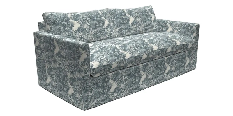 Heyshott 3 Seater Sofa in Two Tone Plain Biscuit