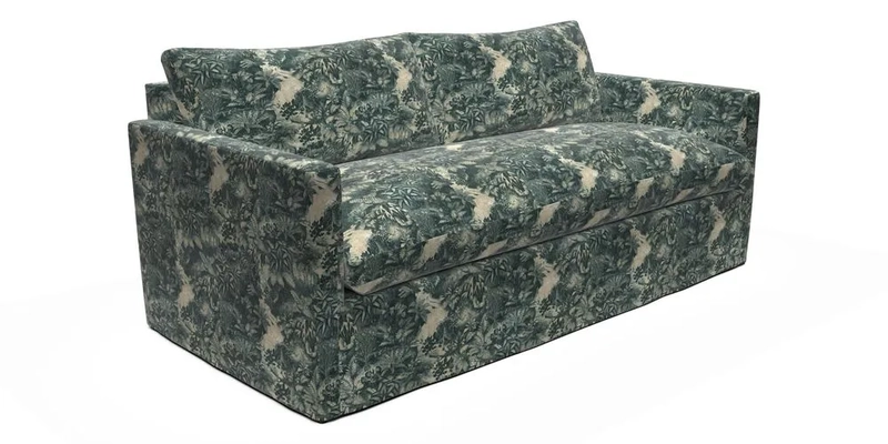 Heyshott 3 Seater Sofa in Two Tone Plain Biscuit. Loose cover option available