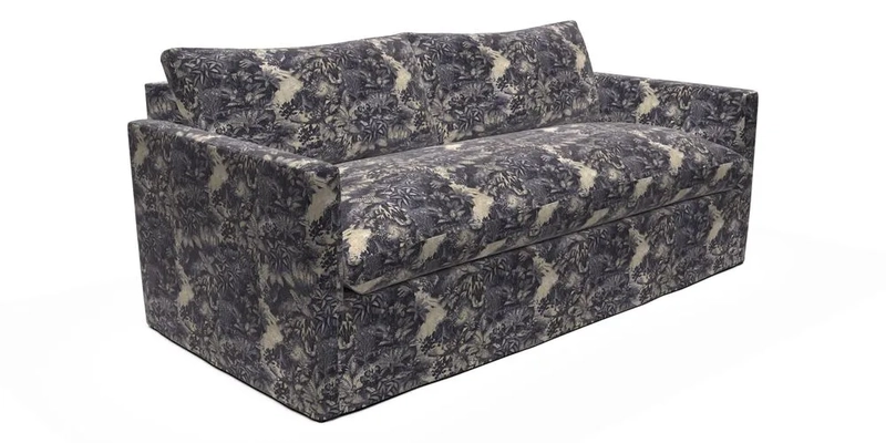 Heyshott 3 Seater Sofa in Two Tone Plain Biscuit