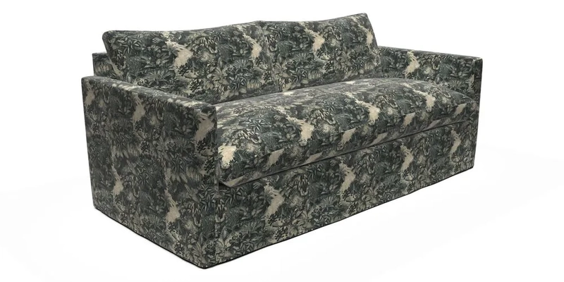 Heyshott 3 Seater Sofa in Two Tone Plain Biscuit