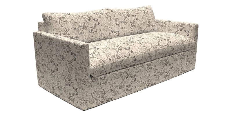 Heyshott 3 Seater Sofa in Two Tone Plain Biscuit. Loose cover option available