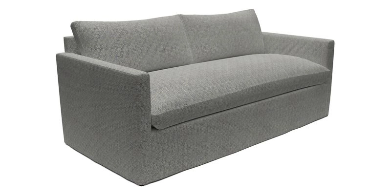 Heyshott 3 Seater Sofa in Two Tone Plain Biscuit. Loose cover option available