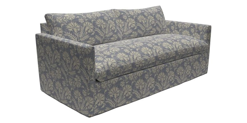 Heyshott 3 Seater Sofa in Two Tone Plain Biscuit. Loose cover option available
