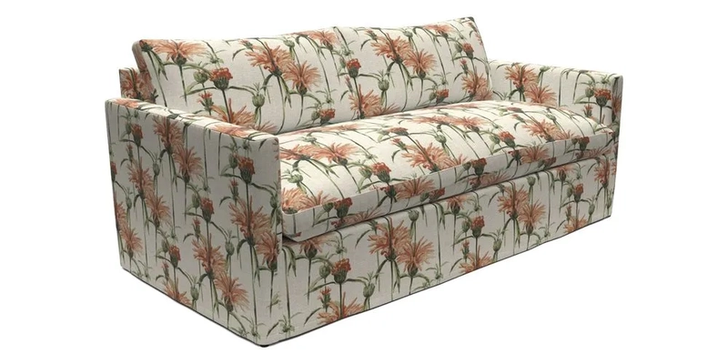 Heyshott 3 Seater Sofa in Two Tone Plain Biscuit. Loose cover option available