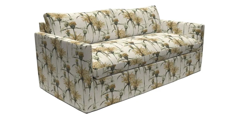 Heyshott 3 Seater Sofa in Two Tone Plain Biscuit