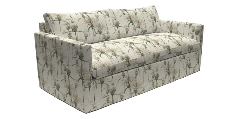 Heyshott 3 Seater Sofa in Two Tone Plain Biscuit