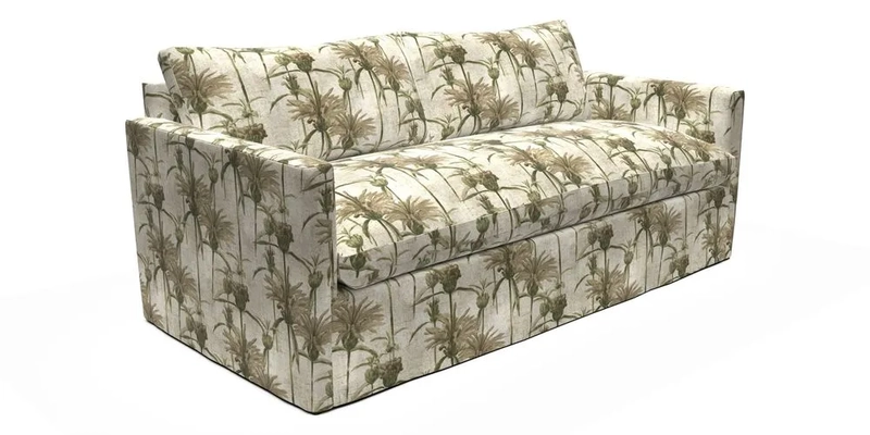 Heyshott 3 Seater Sofa in Two Tone Plain Biscuit