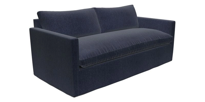 Heyshott 3 Seater Sofa in Two Tone Plain Biscuit