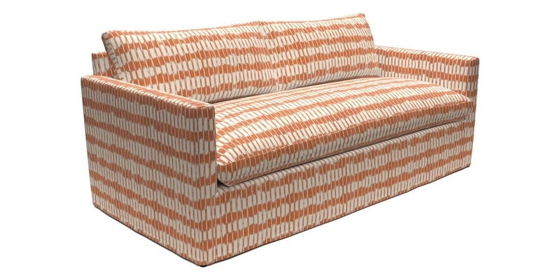 Heyshott 3 Seater Sofa in Two Tone Plain Biscuit