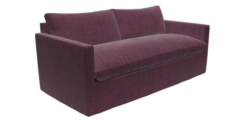 Heyshott 3 Seater Sofa in Two Tone Plain Biscuit