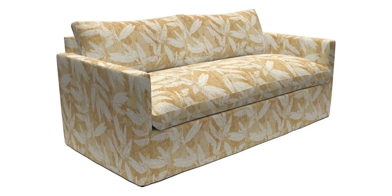 Heyshott 3 Seater Sofa in Two Tone Plain Biscuit. Loose cover option available