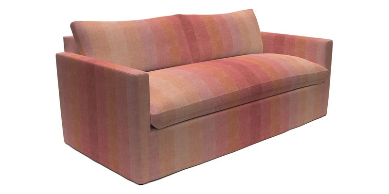 Heyshott 3 Seater Sofa in Two Tone Plain Biscuit. Loose cover option available