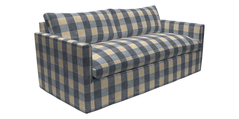 Heyshott 3 Seater Sofa in Two Tone Plain Biscuit. Loose cover option available