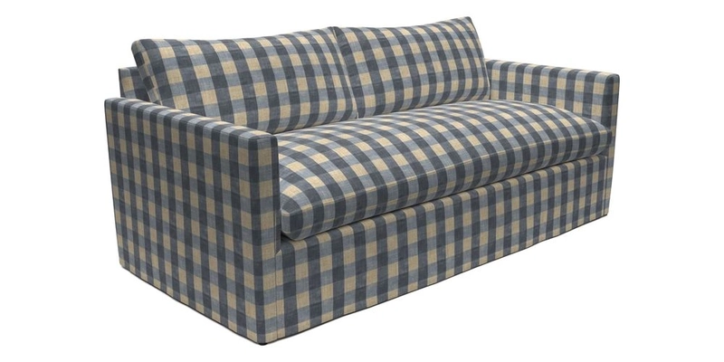 Heyshott 3 Seater Sofa in Two Tone Plain Biscuit. Loose cover option available