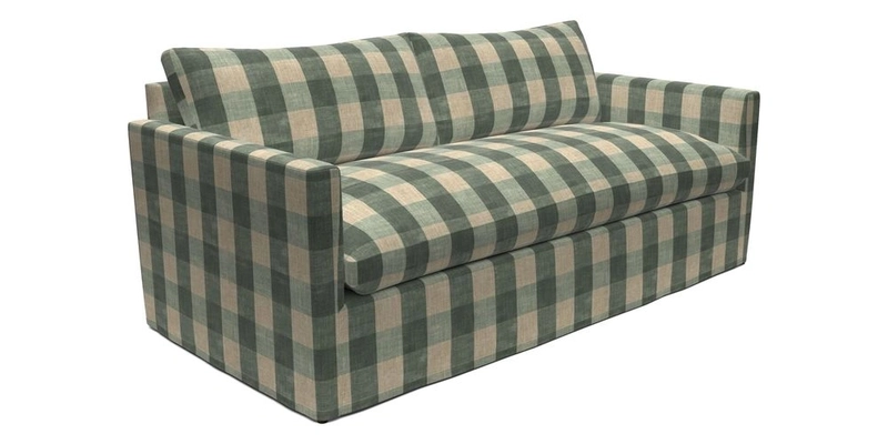 Heyshott 3 Seater Sofa in Two Tone Plain Biscuit. Loose cover option available