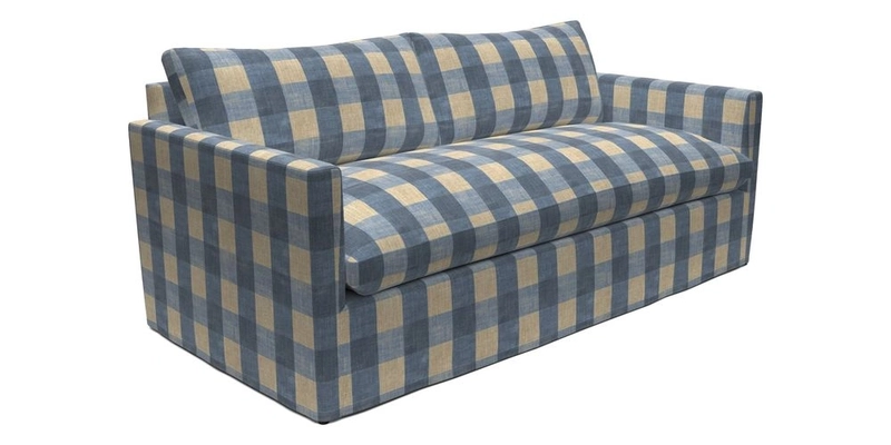 Heyshott 3 Seater Sofa in Two Tone Plain Biscuit