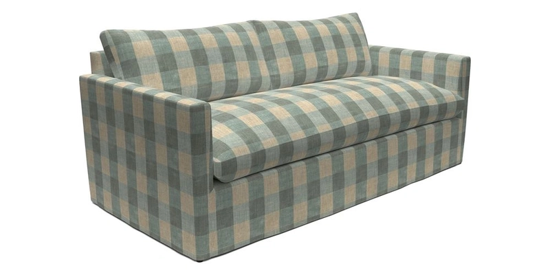 Heyshott 3 Seater Sofa in Two Tone Plain Biscuit