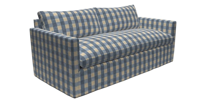 Heyshott 3 Seater Sofa in Two Tone Plain Biscuit