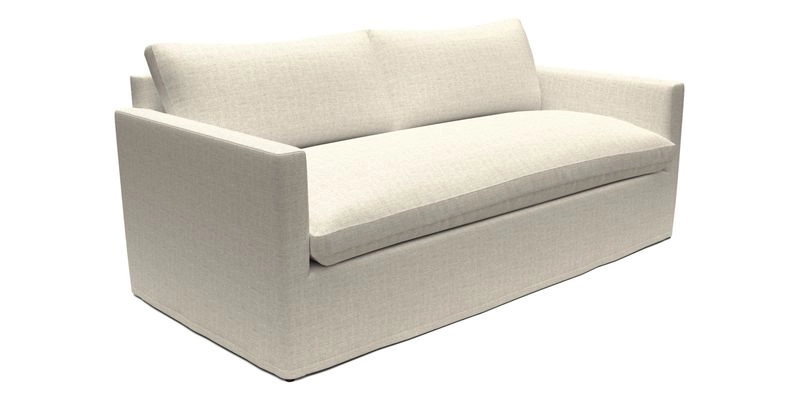 Heyshott 3 Seater Sofa in Two Tone Plain Biscuit