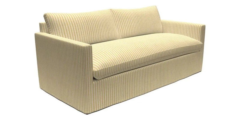 Heyshott 3 Seater Sofa in Two Tone Plain Biscuit