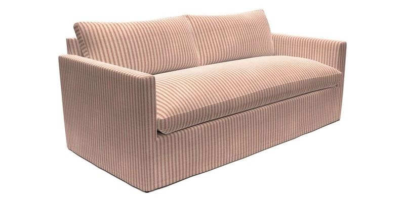 Heyshott 3 Seater Sofa in Two Tone Plain Biscuit