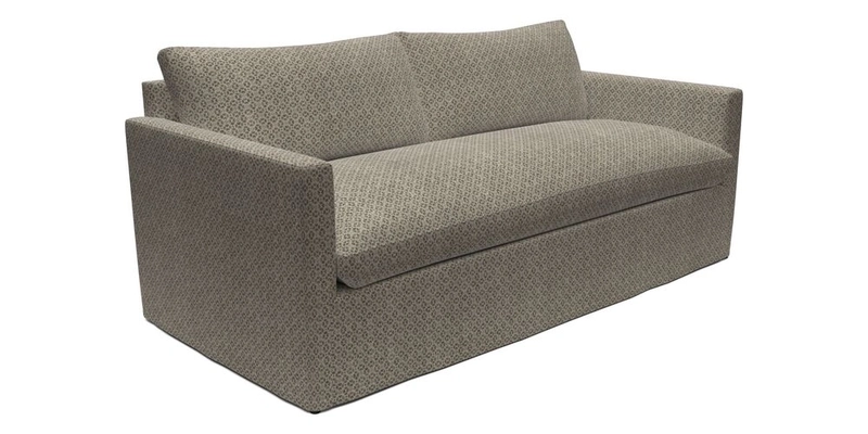 Heyshott 3 Seater Sofa in Two Tone Plain Biscuit. Loose cover option available