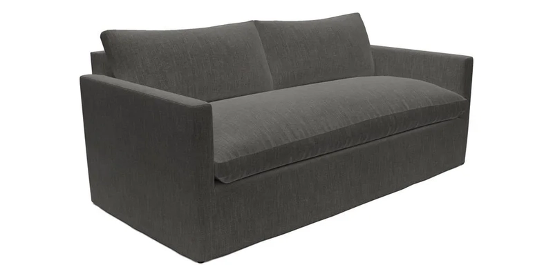 Heyshott 3 Seater Sofa in Two Tone Plain Biscuit. Loose cover option available