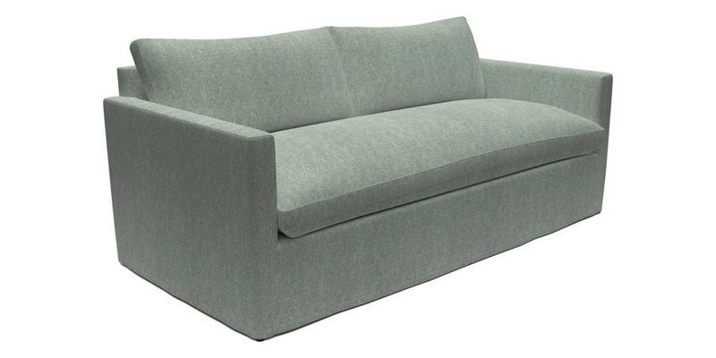 Heyshott 3 Seater Sofa in Two Tone Plain Biscuit. Loose cover option available