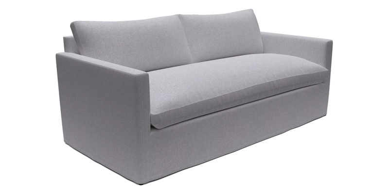 Heyshott 3 Seater Sofa in Two Tone Plain Biscuit. Loose cover option available