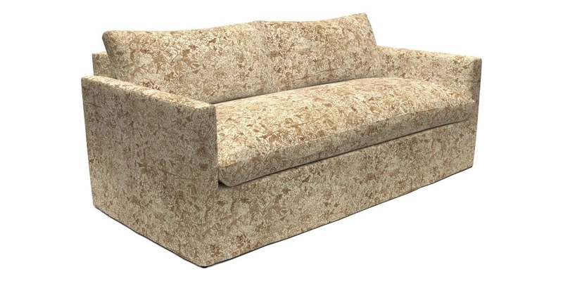 Heyshott 3 Seater Sofa in Two Tone Plain Biscuit
