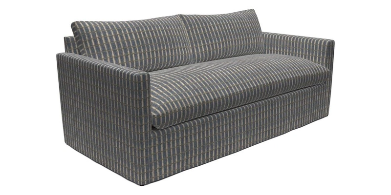Heyshott 3 Seater Sofa in Two Tone Plain Biscuit. Loose cover option available