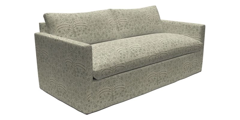 Heyshott 3 Seater Sofa in Two Tone Plain Biscuit. Loose cover option available