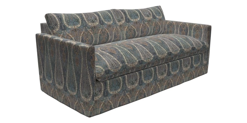 Heyshott 3 Seater Sofa in Two Tone Plain Biscuit. Loose cover option available