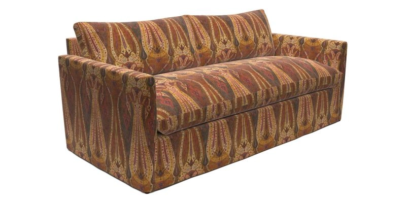 Heyshott 3 Seater Sofa in Two Tone Plain Biscuit