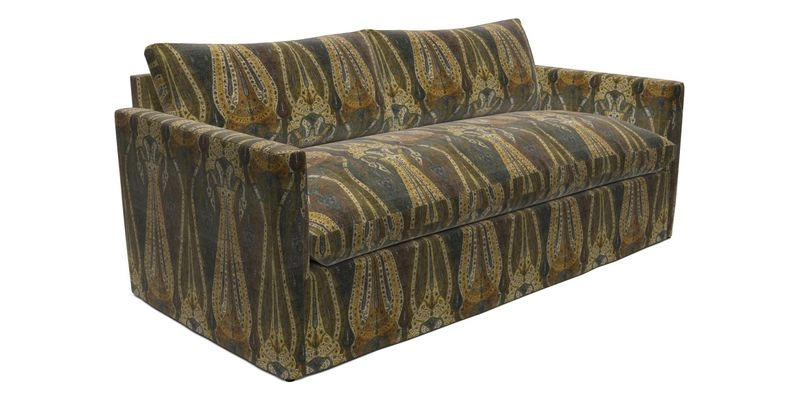 Heyshott 3 Seater Sofa in Two Tone Plain Biscuit