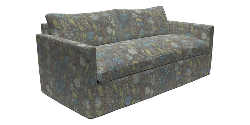 Heyshott 3 Seater Sofa in Two Tone Plain Biscuit. Loose cover option available