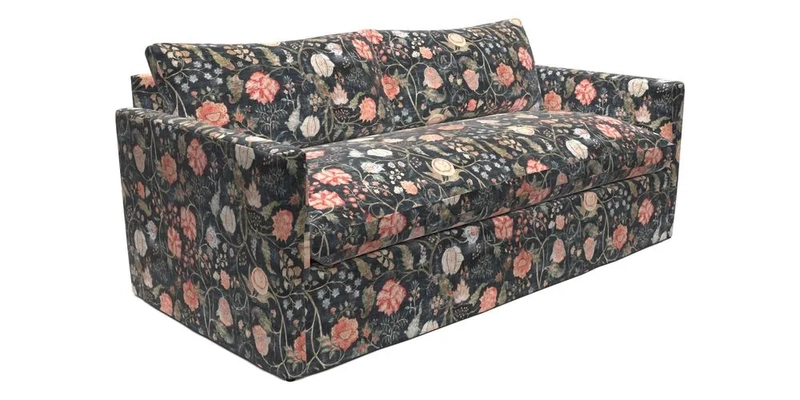 Heyshott 3 Seater Sofa in Two Tone Plain Biscuit. Loose cover option available