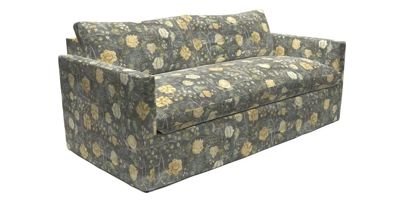 Heyshott 3 Seater Sofa in Two Tone Plain Biscuit. Loose cover option available