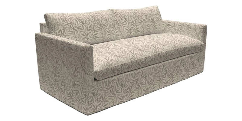 Heyshott 3 Seater Sofa in Two Tone Plain Biscuit. Loose cover option available