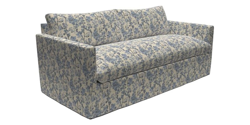 Heyshott 3 Seater Sofa in Two Tone Plain Biscuit. Loose cover option available