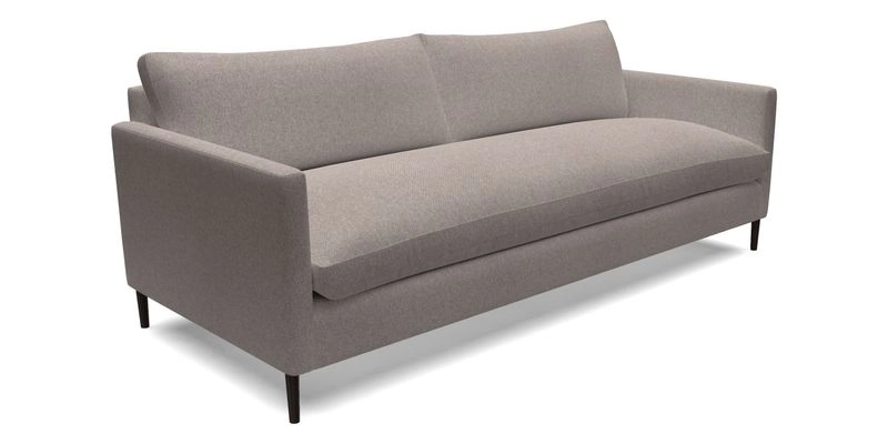 Heyshott 4 Seater Sofa in Two Tone Plain Biscuit. Loose cover option available