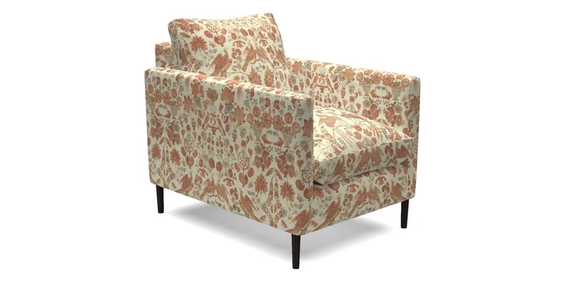 Heyshott Chair in Two Tone Plain Biscuit. Loose cover option available