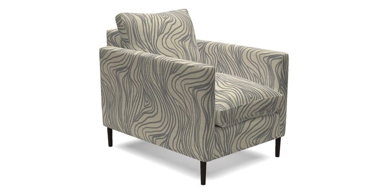 Heyshott Chair in Two Tone Plain Biscuit. Loose cover option available