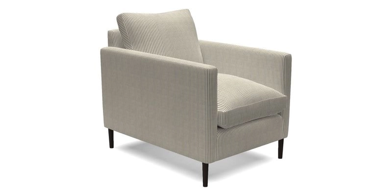 Heyshott Chair in Two Tone Plain Biscuit. Loose cover option available