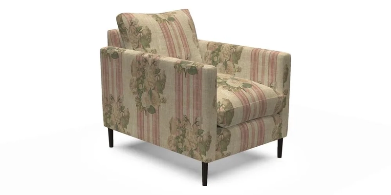 Heyshott Chair in Two Tone Plain Biscuit. Loose cover option available
