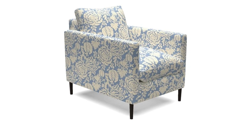 Heyshott Chair in Two Tone Plain Biscuit. Loose cover option available