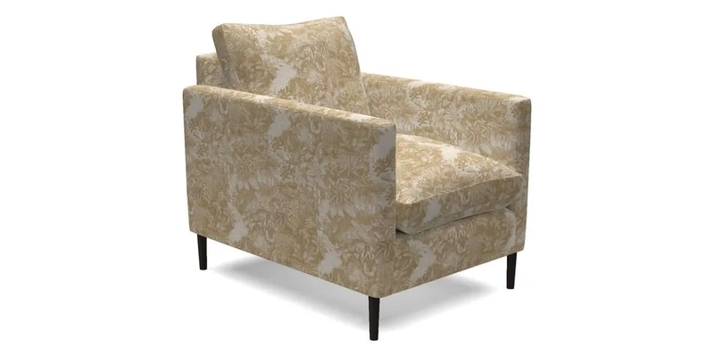 Heyshott Chair in Two Tone Plain Biscuit. Loose cover option available