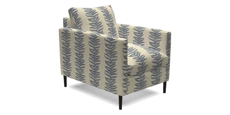 Heyshott Chair in Two Tone Plain Biscuit. Loose cover option available