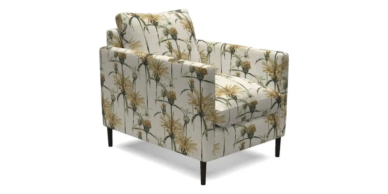 Heyshott Chair in Two Tone Plain Biscuit. Loose cover option available