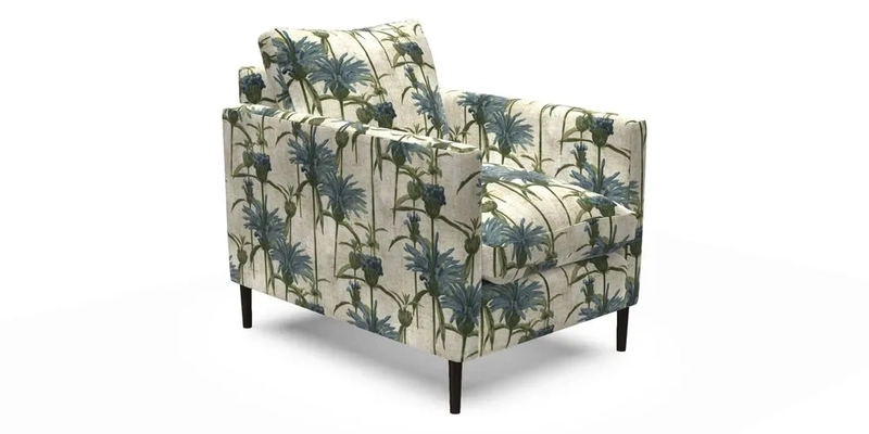 Heyshott Chair in Two Tone Plain Biscuit. Loose cover option available